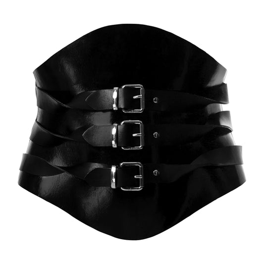 TWISTED BELT BLACK
