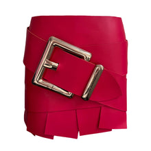 MIDI BIG BUCKLE STRAPSKIRT