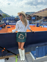 MIDI BIG BUCKLE STRAPSKIRT