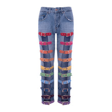 BUCKLE JEANS RAINBOW STRAIGHT