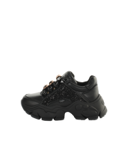 MH x BUFFALO BINARY SNEAKER BLACK GLITTER