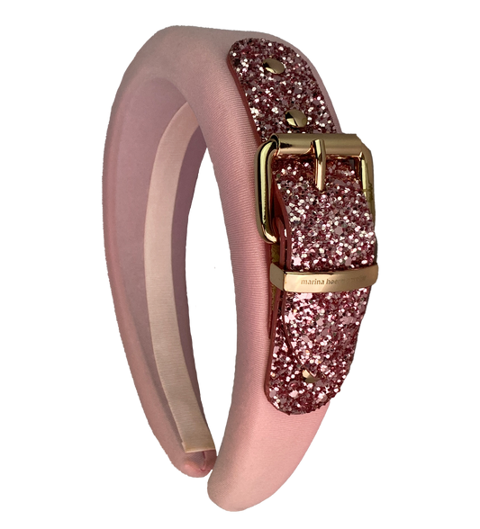 FABIENNE HAIRBAND ROSE GLITTER
